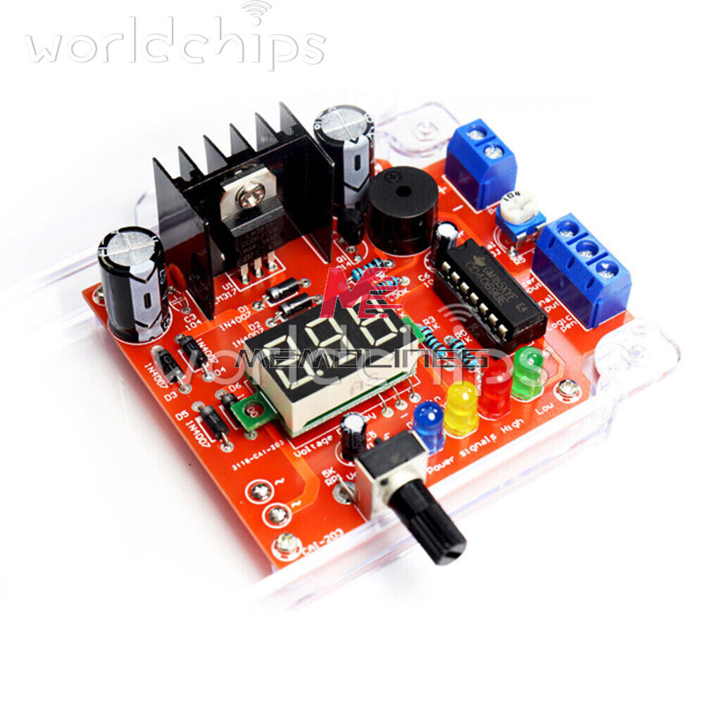 LM317 Adjustable Voltage Regulator DIY Kit DC Power Supply Electronic Parts