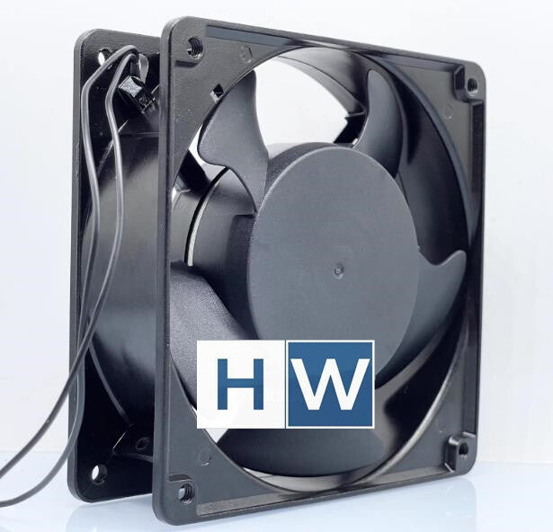 1PC HC12038HB 2-wire 0.12/0.1A 22W 230V 12cm Cabinet Axial Flow Cooling Fan