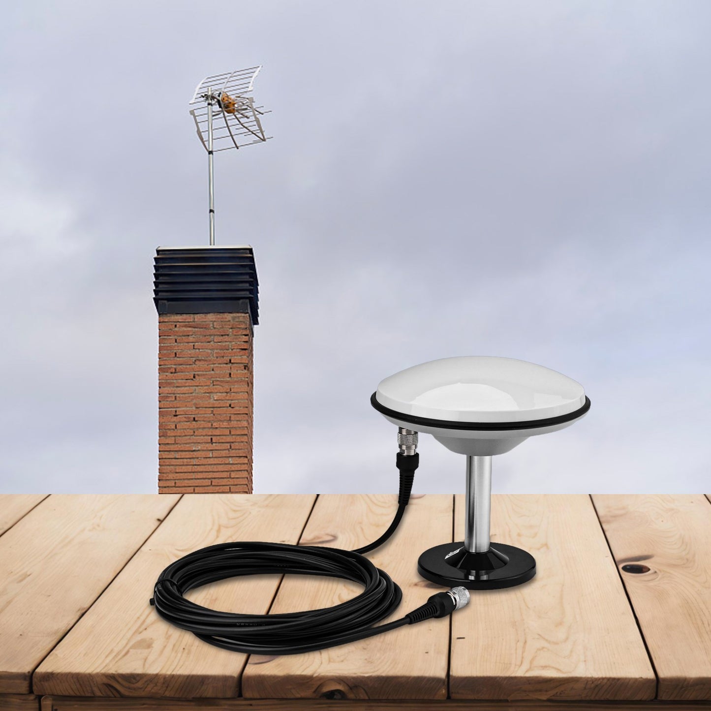 STARF 107+M90SD Magnetic Base GPS Antenna Kit for Precision Applications