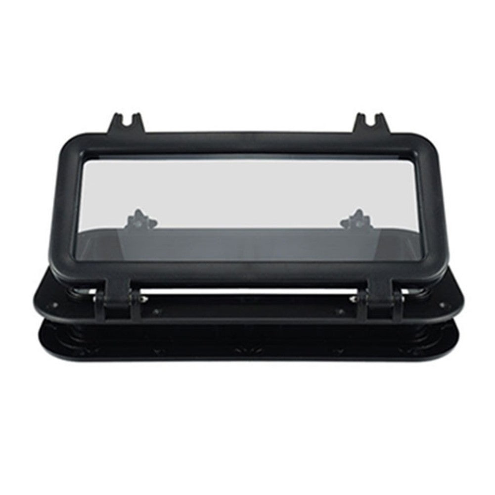 RV Porthole Window with Rectangular Shape for Improved Airflow and Privacy