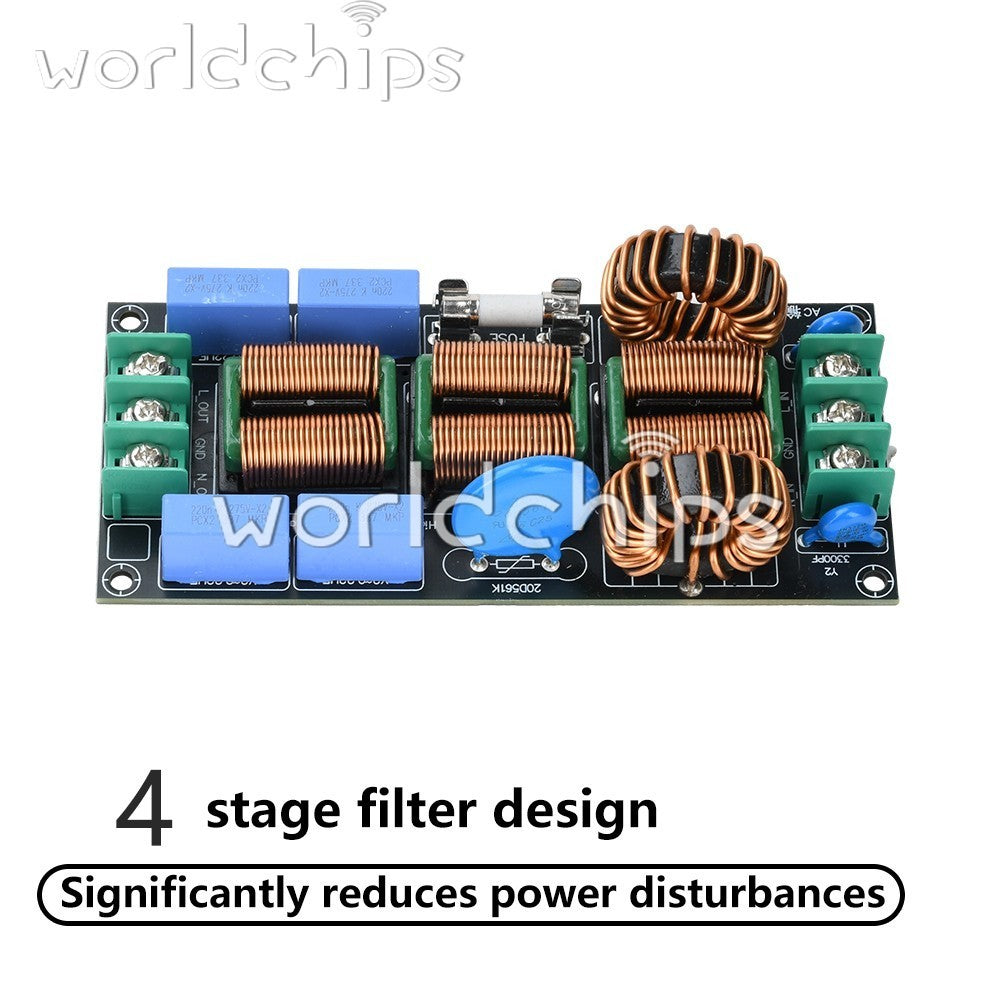 AC110-250V 4level Audio Power Supply EMI Electromagnetic Interference filter 16A