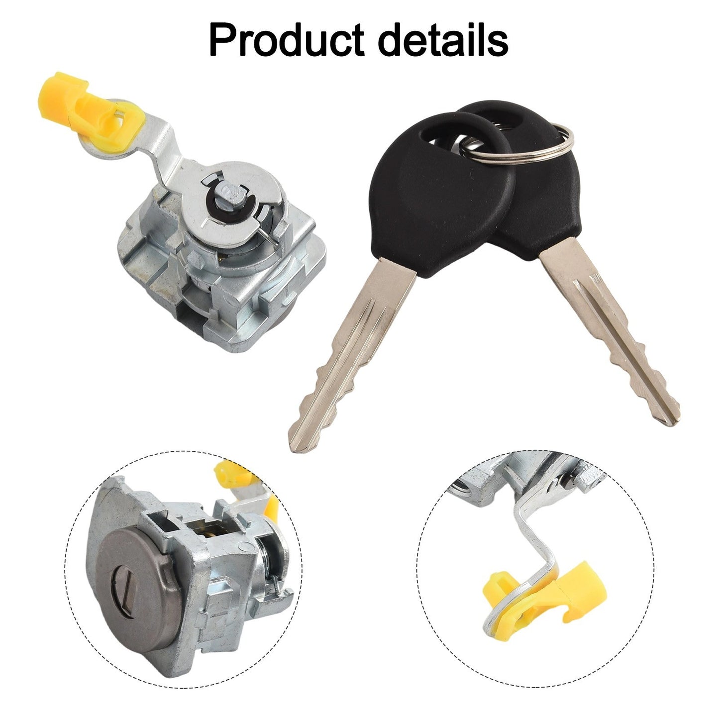 For Nissan For Rogue Left Lock Cylinder w/ Keys Replacement Part H0601JM00A