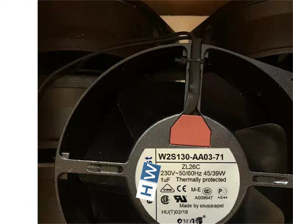 1/piece  W2S130-AA03-71 230V 45/39W All Metal Axial Flow Cooling Fan