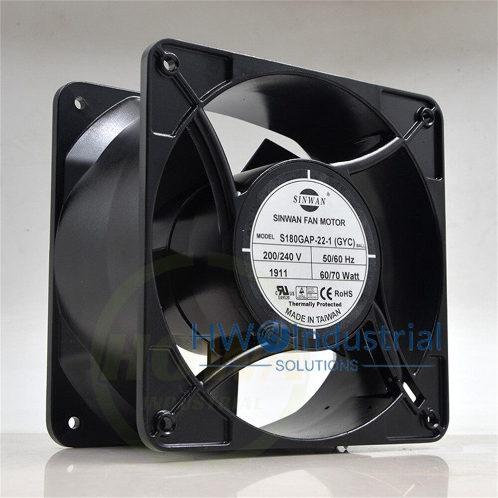 1/piece SINWAN S180GAP-22-1 200/240V 60/70W 17689 Axial Flow Cabinet Exhaust Fan