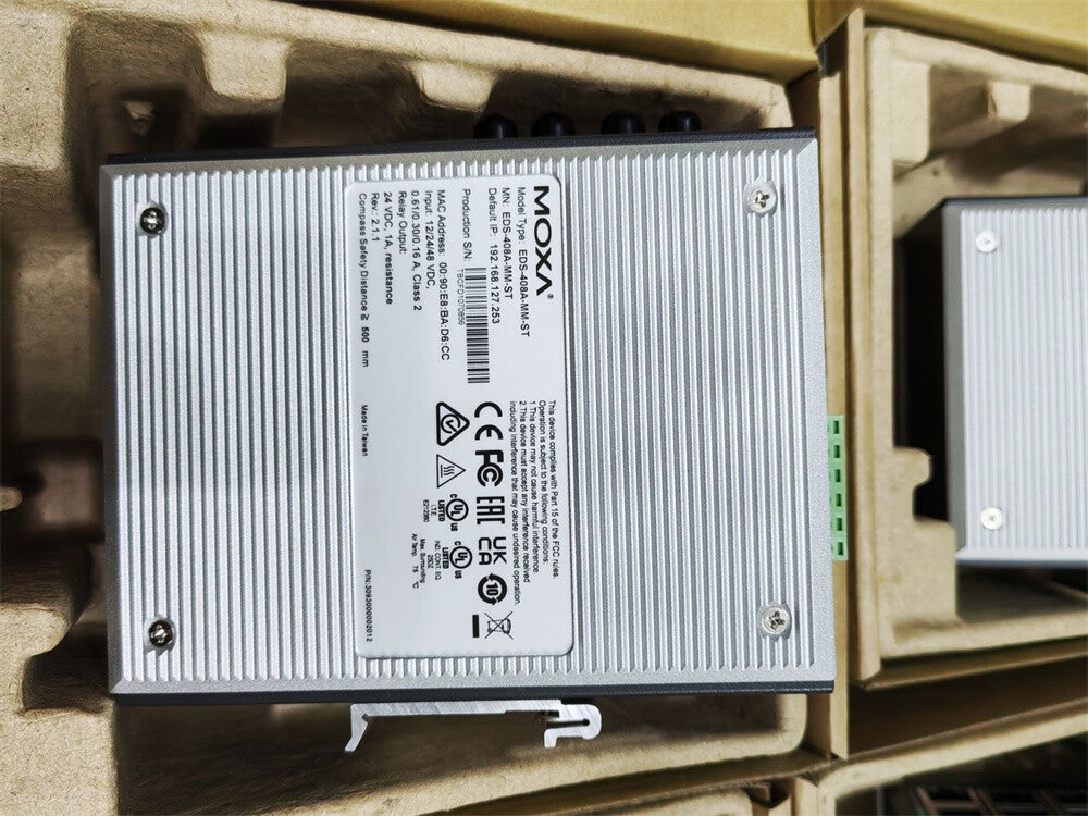 1PC ONE  MOXA EDS-408A-MM-ST Industrial Ethernet Switch
