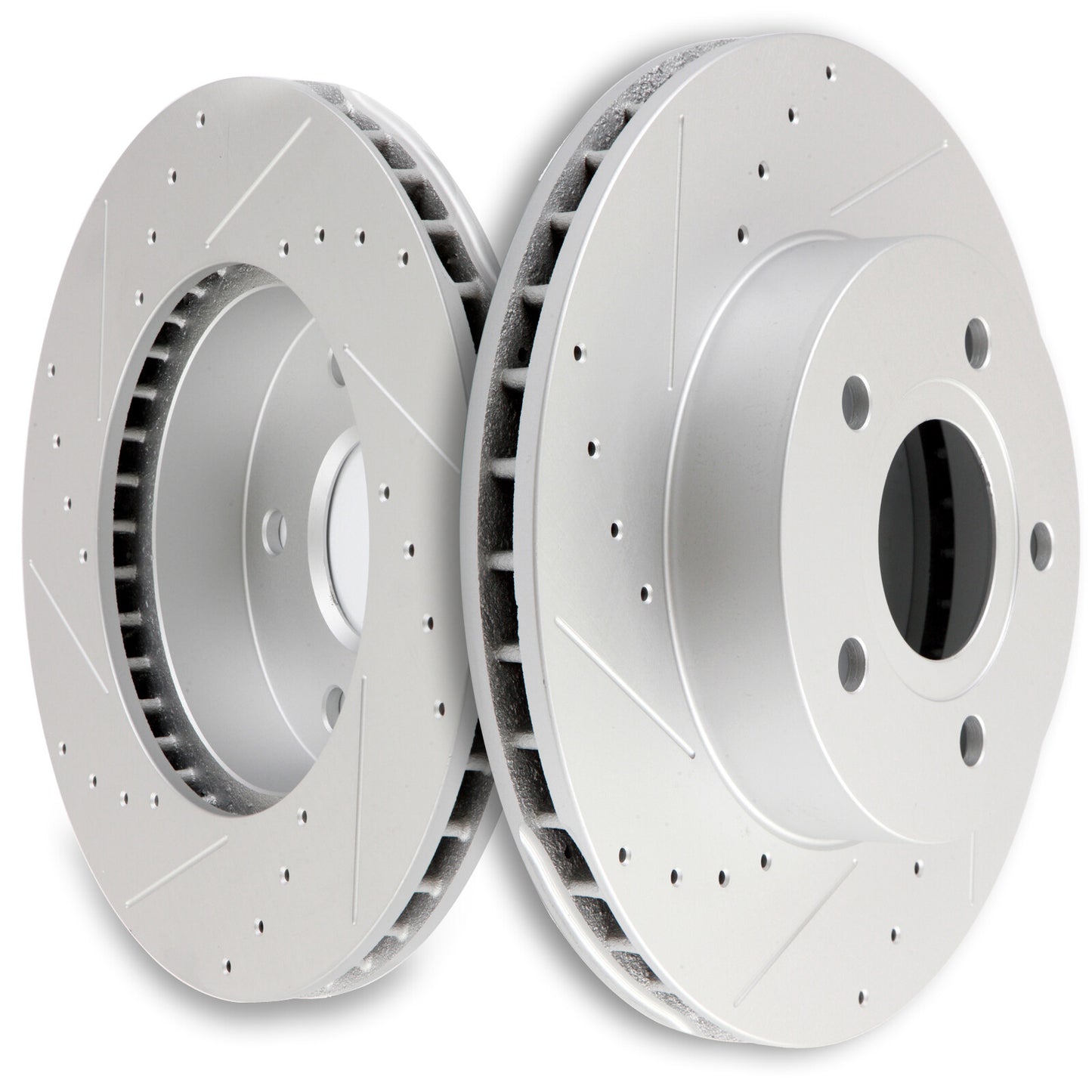 Front Drilled & Slotted Brake Rotors 4.0/4.7L for 1999-2004 Jeep Grand Cherokee