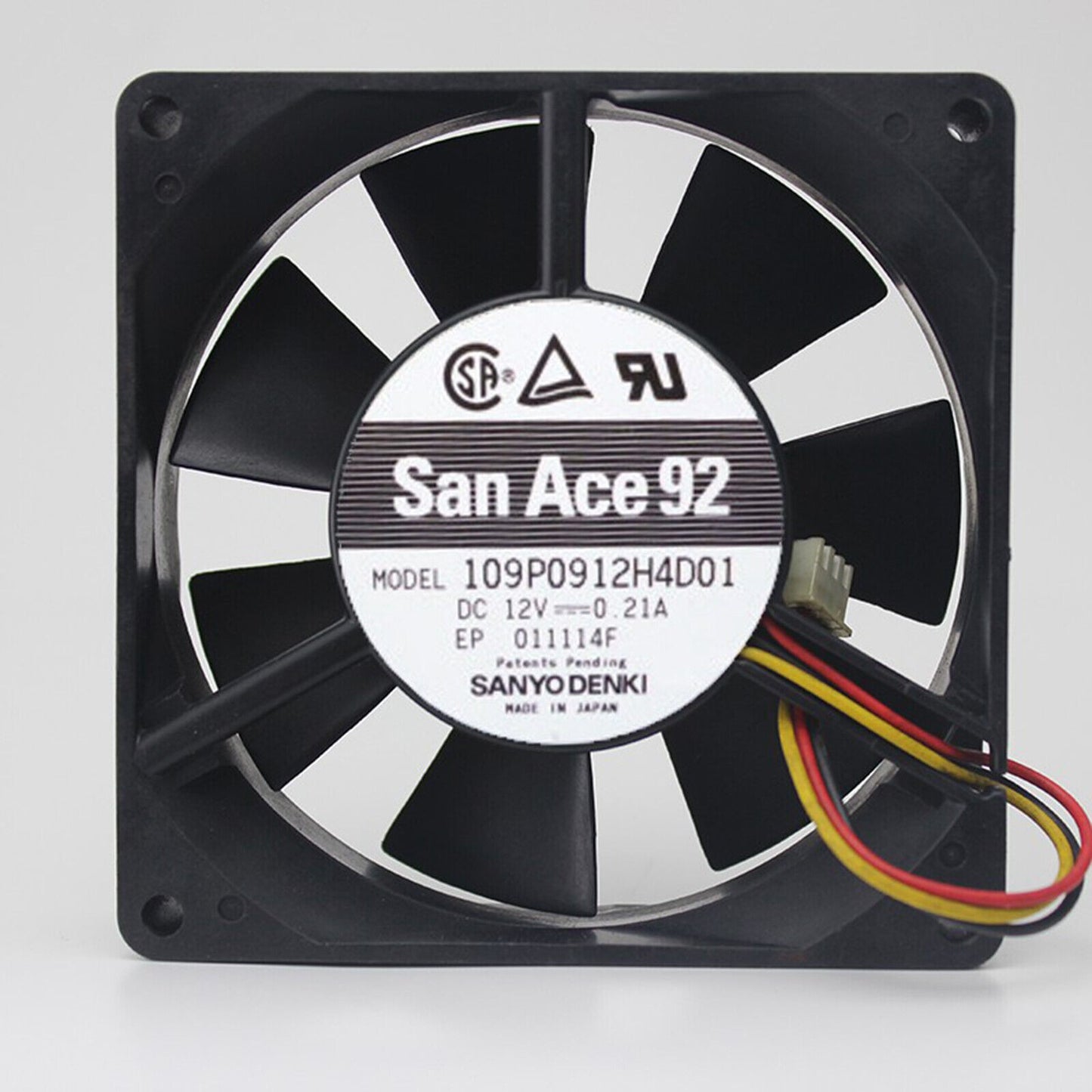 1pcs  109P0912H4D01 For SANYO DC 12V 0.21A FAN Free Shipping