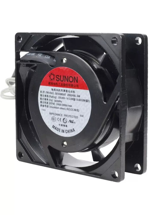 1/piece SUNON SF23080AT 2082HBL.GN 2-wire AC220V 8025 Cabinet Cooling Fan