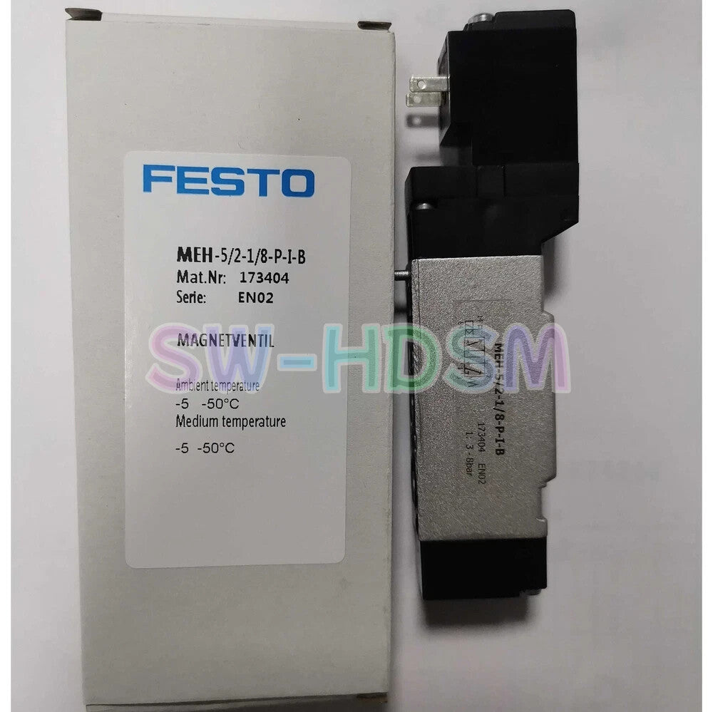 1PCS  For FESTO MEH-5/2-1/8-P-I-B 173404 Solenoid Valve freight free
