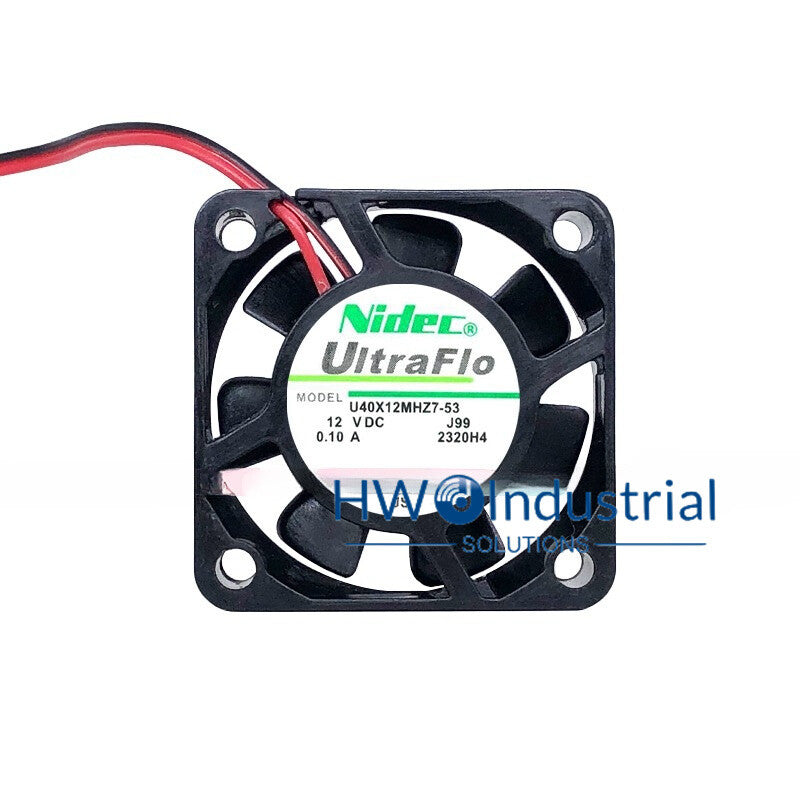NIDEC U40X12MHZ7-53 12V 0.10A 4CM 4010 High Air Flow Cooling Fan