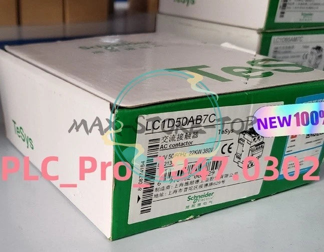 LC1D50AB7C 1PCS  Schneider LC1D50AB7C 50A AC24V Contactor Fast delivery
