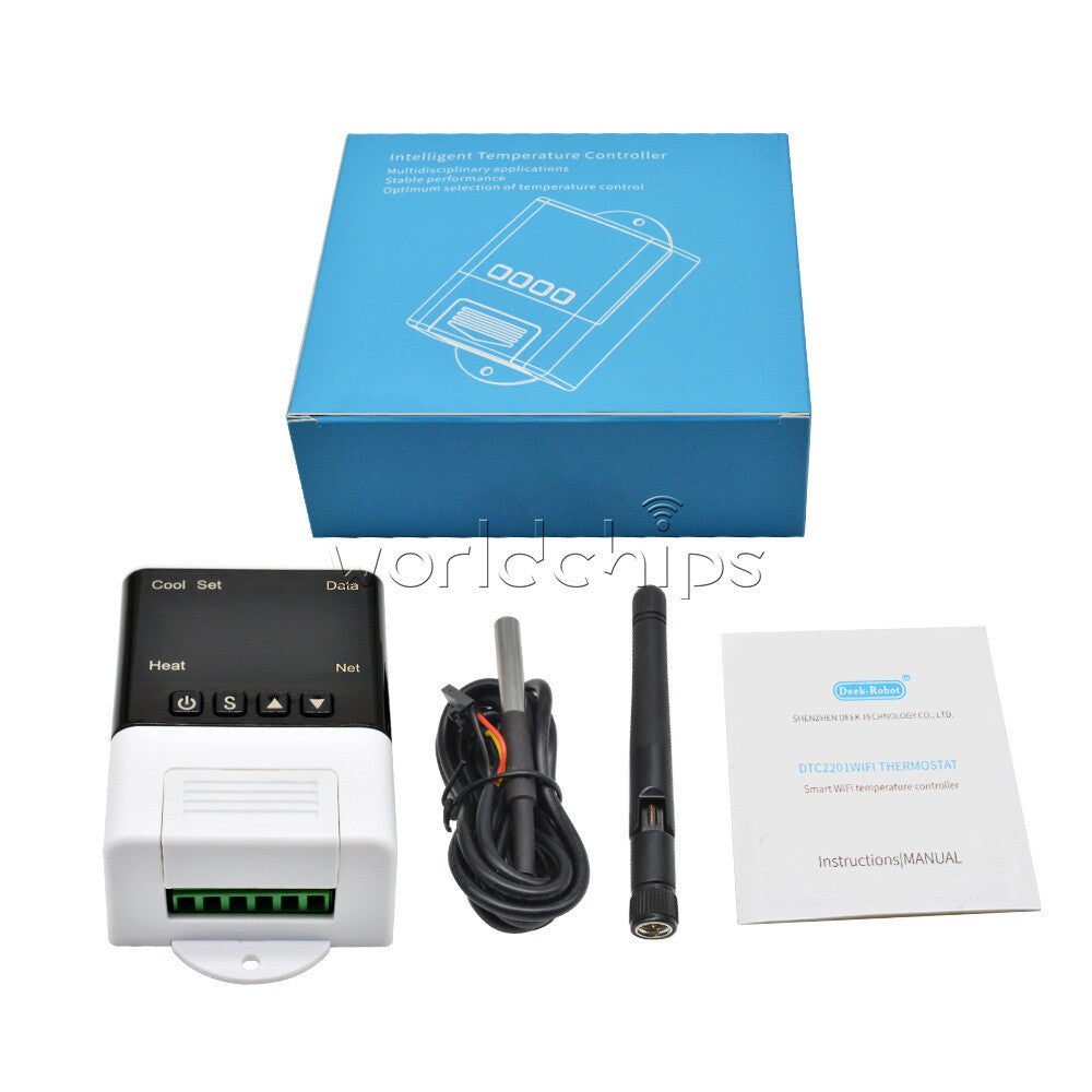 AC110V-220V Digital Thermostat Microcomputer WiFi Temperature Controller Sensor