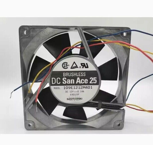 Japanese Sanyo SANYO 12025 109E1212M401 12V 0.14A 120 * 25MM cooling fan