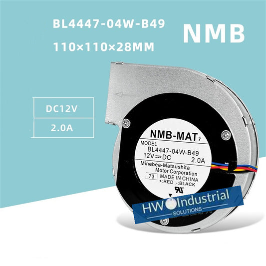 1PC BL4447-04W-B49 12V 2.0A Turbine Centrifugal Cooling Fan