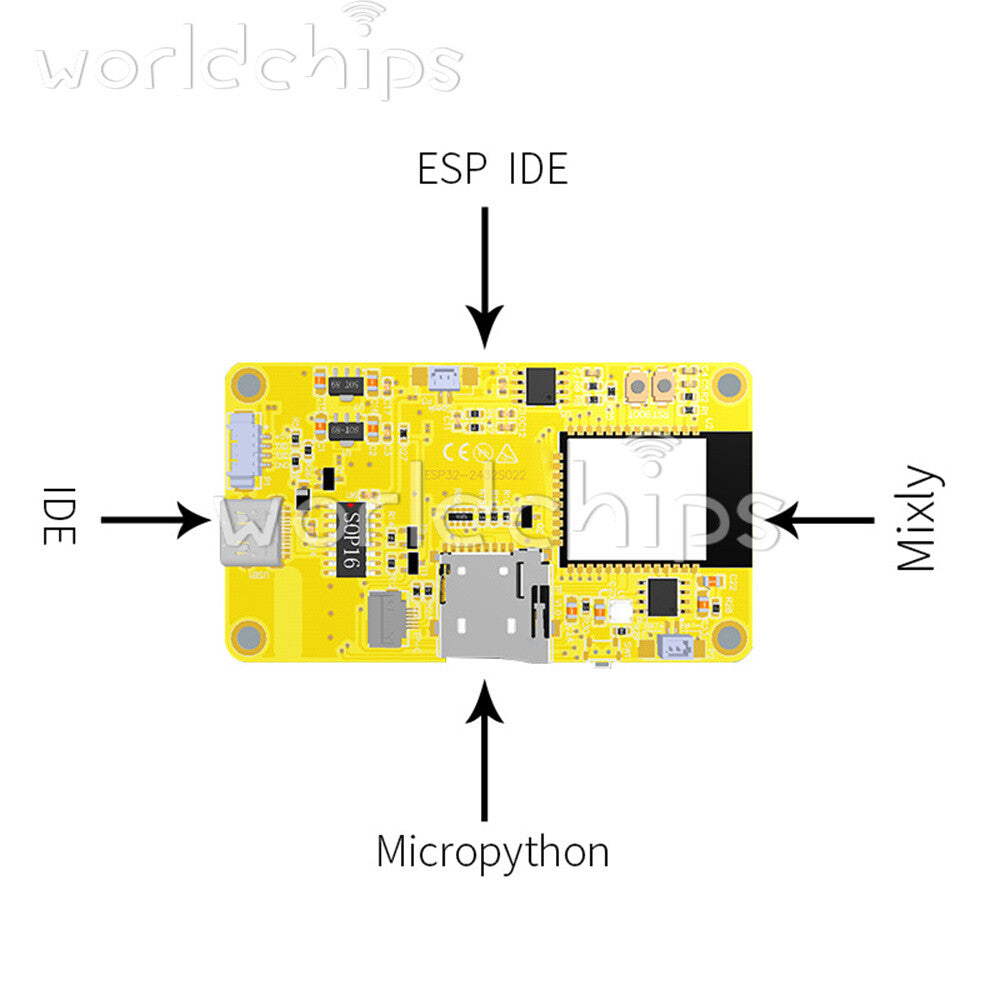 ESP32 WIFI Bluetooth Development Board 2.2 Inch Touch LCD Display Screen Module