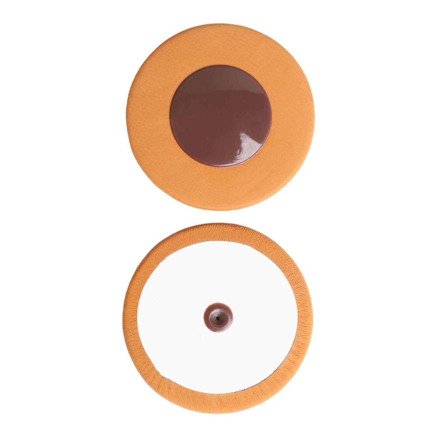 Effortless Installation For Tenor Sax Leather Pads 25 PCS 14 Sizes Brown