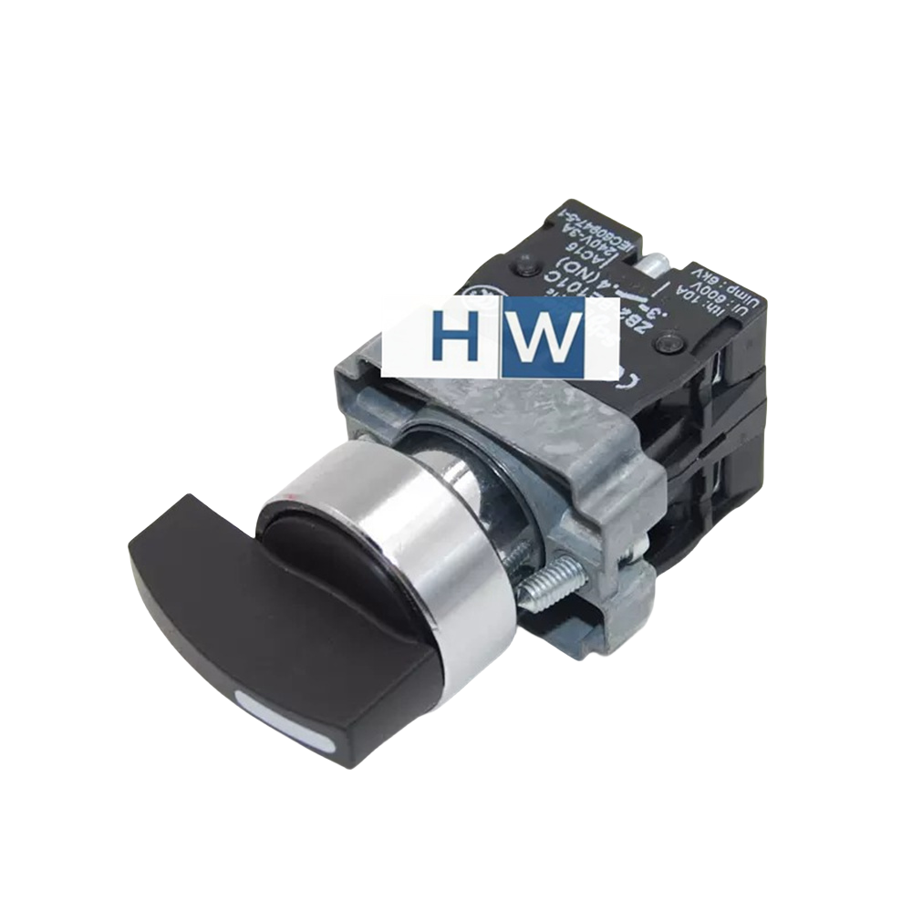 2/Piece XB2BJ55C XB2-BJ55C Long Handle Selection Switch 3-gear Self Reset 1NO1NC