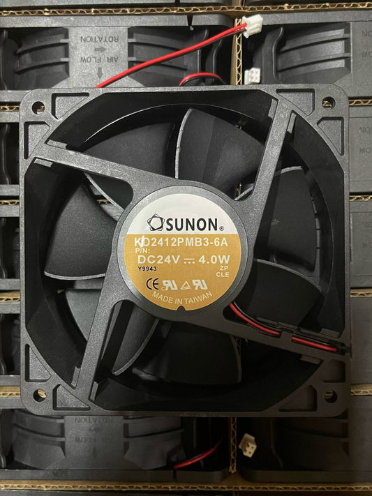 SUNON KD2412PMB3-6A DC24V 4.0W Cabinet Silent High Air Flow Cooling Fan