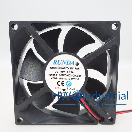 RUNDA RS8025B24VH-A 24V 0.20A 8cm 8025 Inverter Cooling Fan