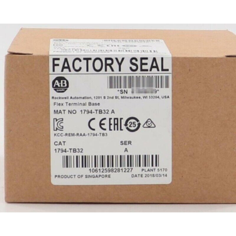 1PC AB 1794-TB32 / A AB Flex I/O Terminal Block Base 1794TB32  Factory Sealed