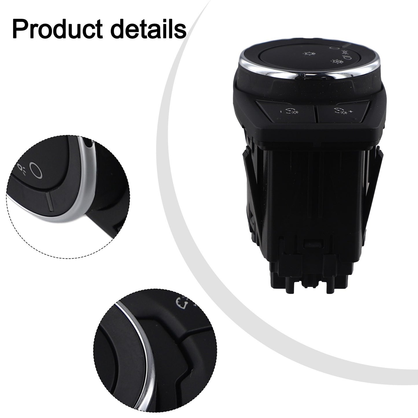 Black Car Headlight Switch for Ford For Mondeo V 2014 2019 DG9T 13D061 FEW