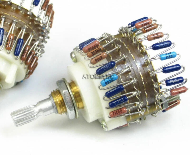 23-Step DIY 50KAX2 DALE  Attenuator Dual-50K Stereo HiFi Volume Potentiometer