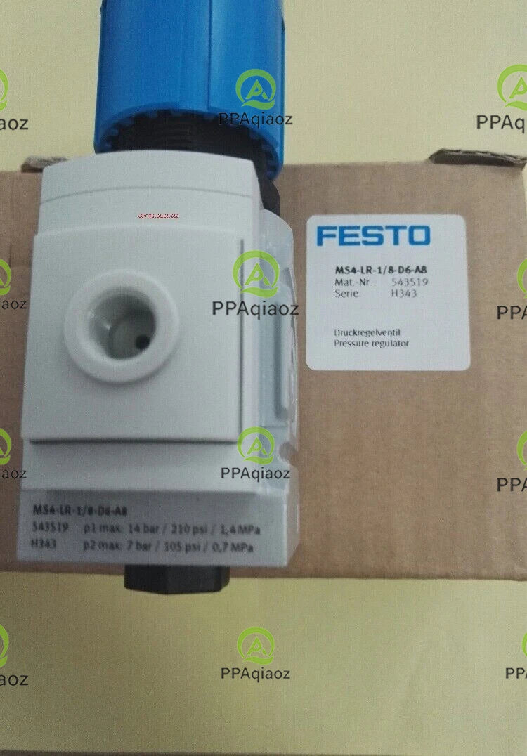 1PC  FESTO MS4-LR-1/8-D6-A8 543519 Filter Regulator