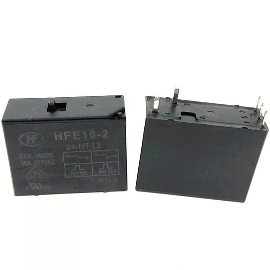 10PCS HONGFA HFE10-2-24-HT-L2 Power Relay 24VDC 5Pin 50A 277VAC~