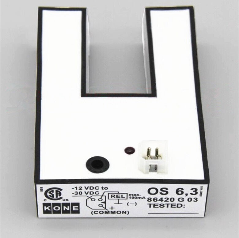 1pcs KONE PNP Elevator Accessoires OS6.3 Flat U-Type Sensor KM86420G03