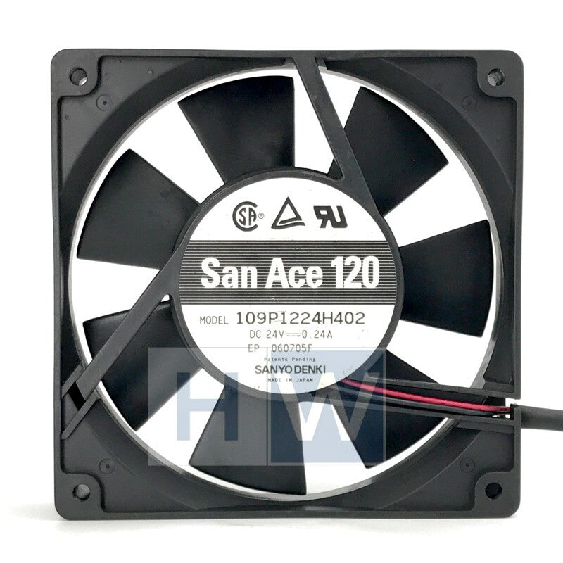 1PC 109P1224H402 AanAce 0.24A 24V 12025 12CM Cooling Fan