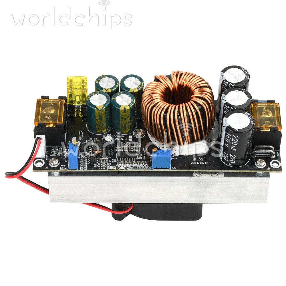 1800W 40A Boost Power Supply Module DC-DC Boost Adjustable Voltage Converter