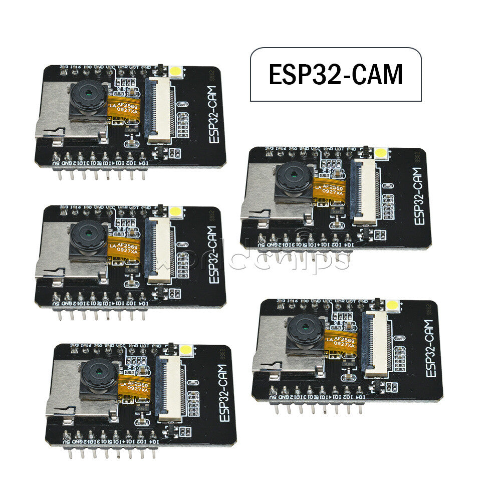 5X 5V ESP32 ESP32-CAM WiFi Bluetooth 32-bit Camera OV2640 2MP Development Module