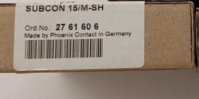 Phoenix Contact Bus Connector SUBCON 15/M-SH 2761606 #P