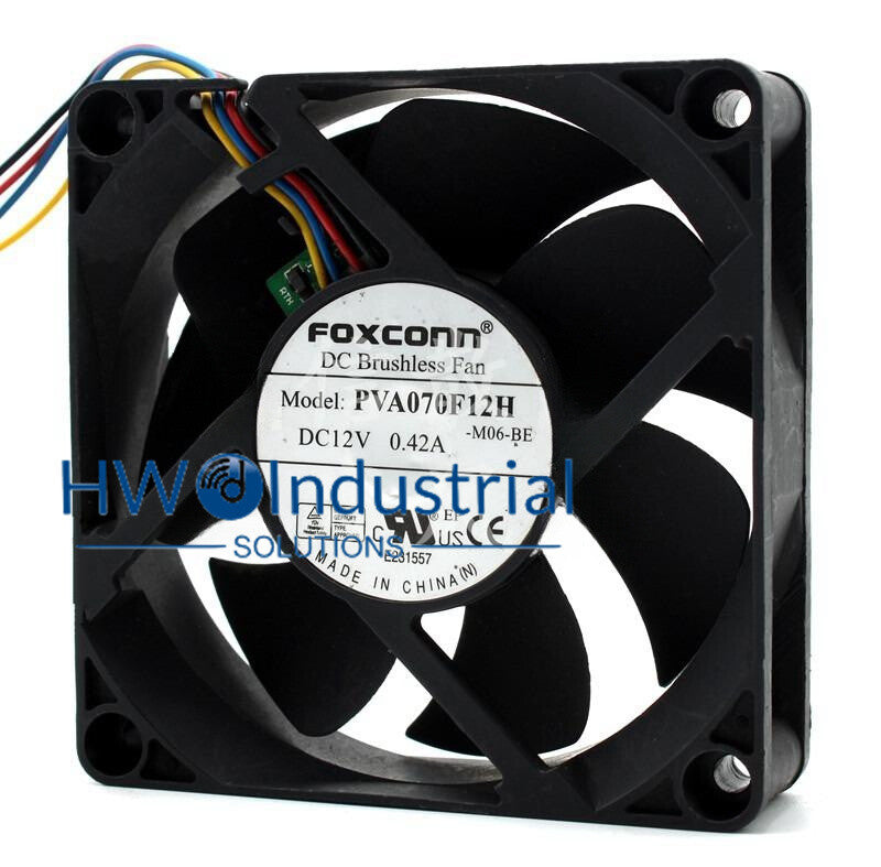 1PC FOXCONN PVA070F12H 12V 0.42A Cooling Fan Size 7CM 7* 2CM