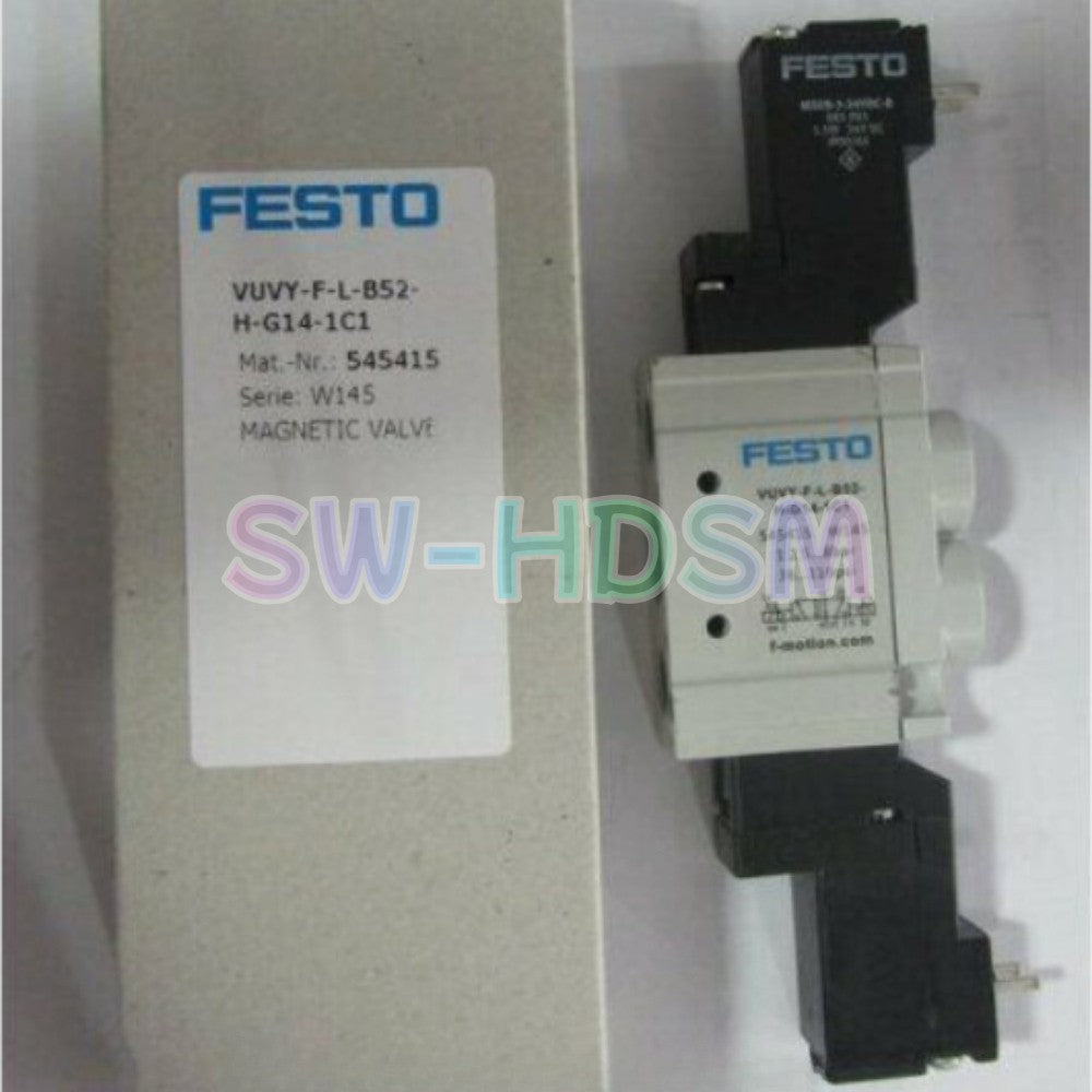 1PCS  for FESTO Solenoid Valve VUVY-F-L-B52-H-G14-1C1 545415 Freight Free