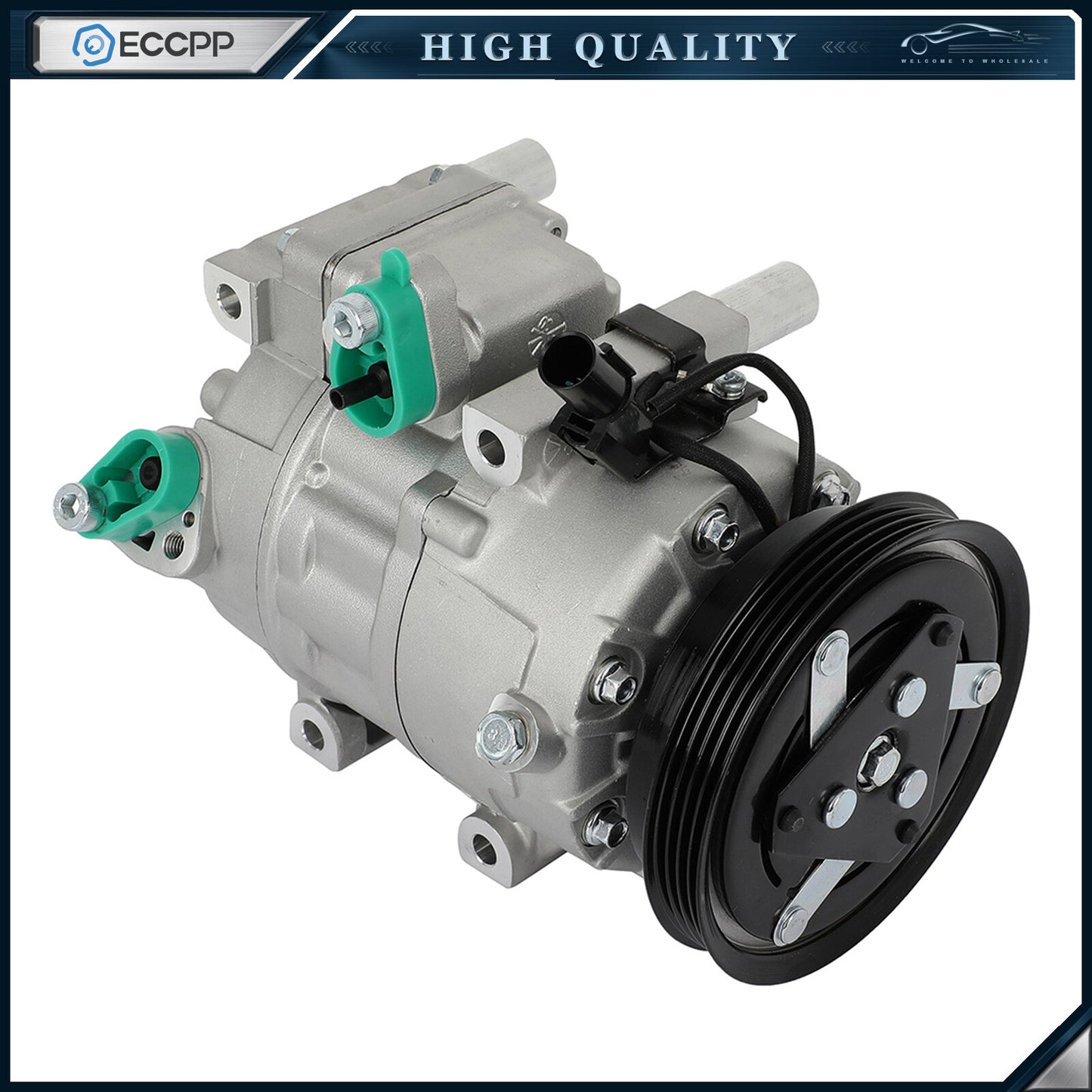 A/C Compressor with Clutch for Hyundai Elantra 2007-2012 2.0L VS16 977012H100
