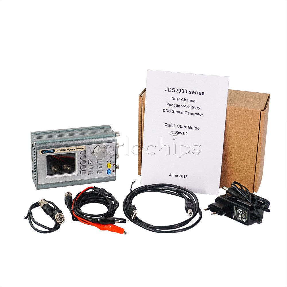 JDS2900~15M 2Channel DDS Function Signal Generator Pulse Signal Frequency Meter