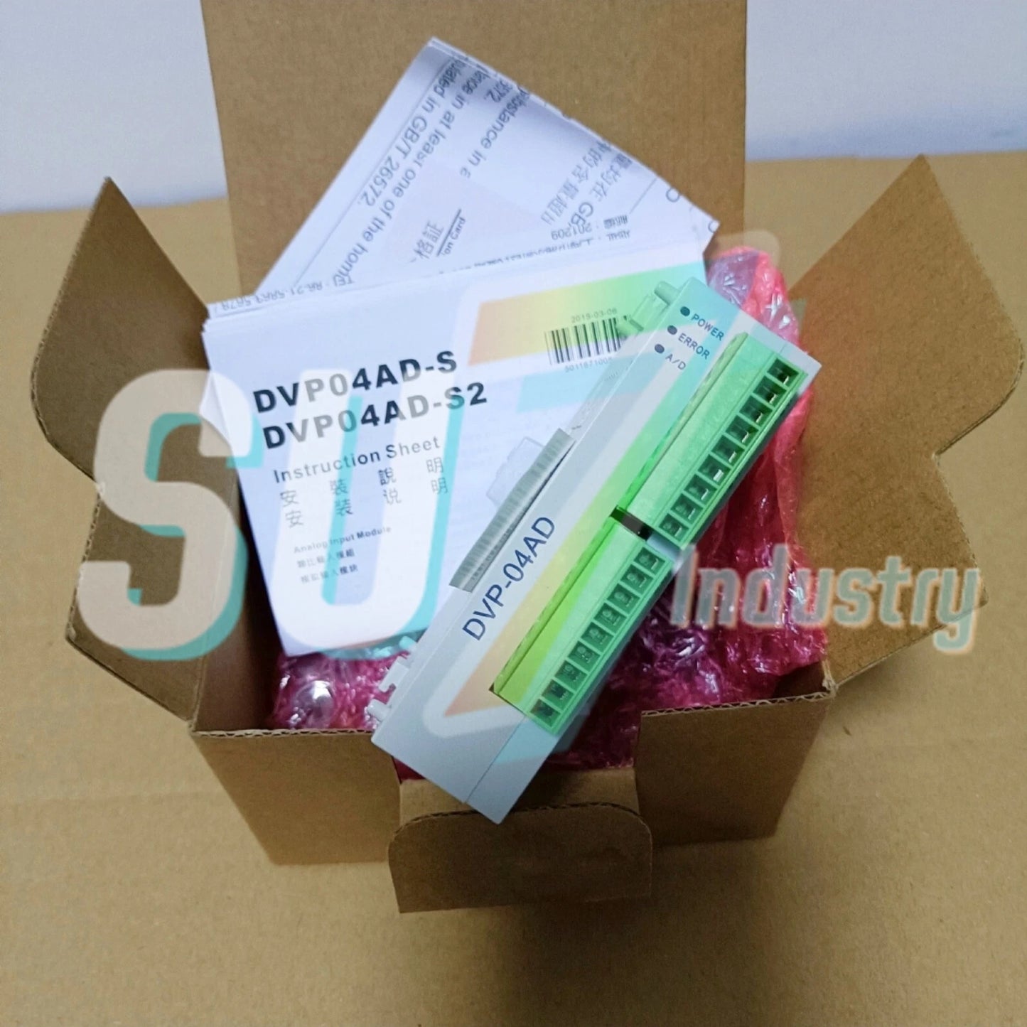 DELTA DVP04AD-S PLC Module# 1pcs    In Box