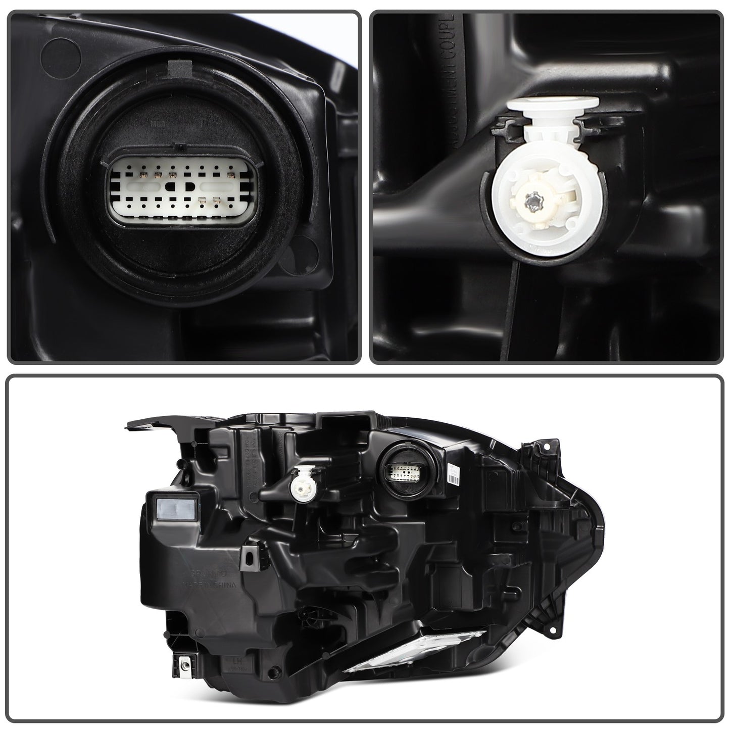 For 2024-2021 Ford Bronco Sport Left Driver Side Headlights Assembly w/LED DRL