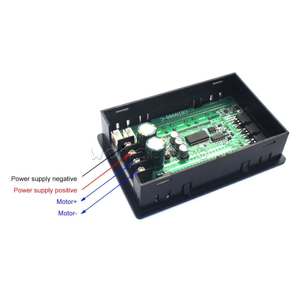 30A DC10V-55V DC Motor Speed Governor Speed Meter Motor Current Monitoring