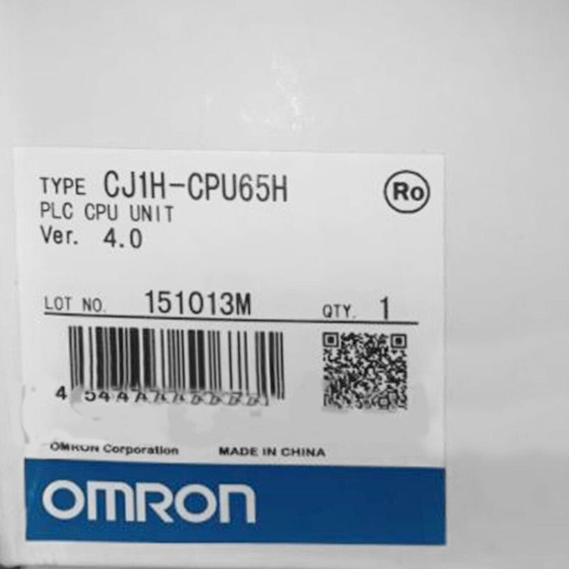OMRON Module CJ1H-CPU65H PLC Automation Processors Unit