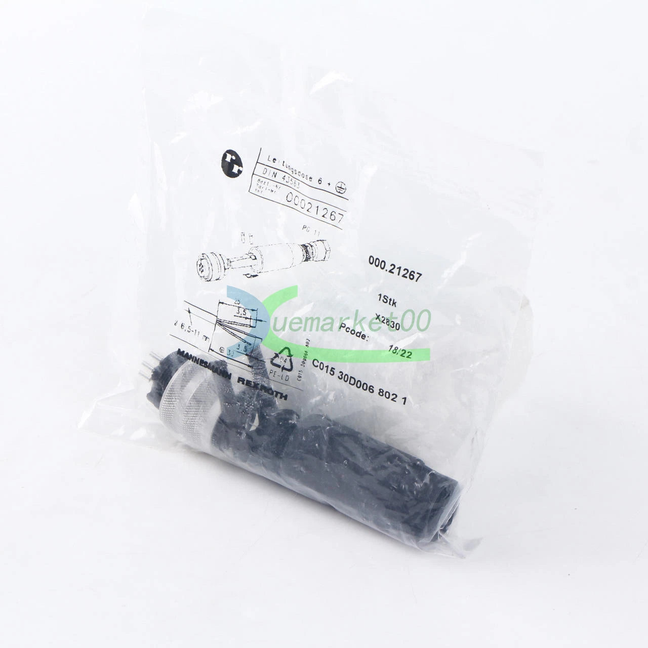 REXROTH R900021267  CONNECTOR PLUG-IN CONNECTOR 7P Z31 BF6-3PG11KSPEZ #C #P