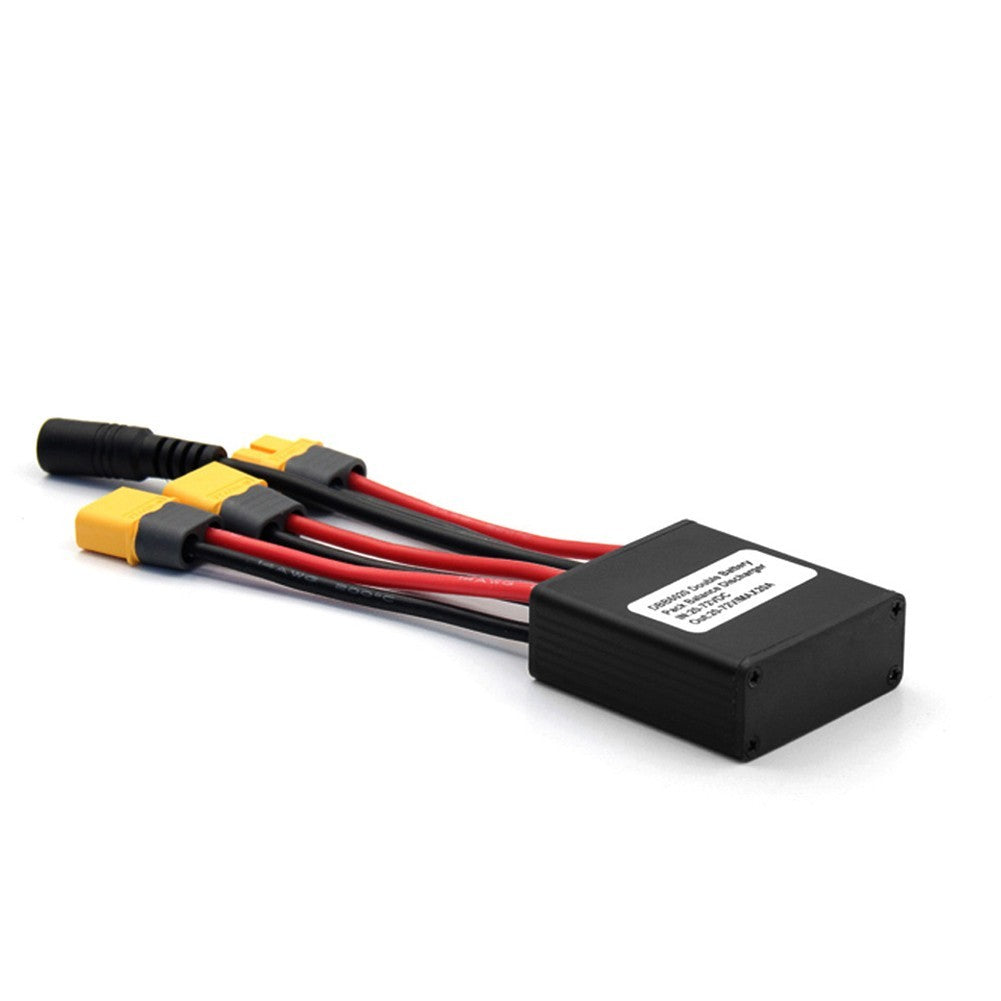 Dual Battery Connector Adapter for Ebike 12V 72V 20A USB Charging Supported