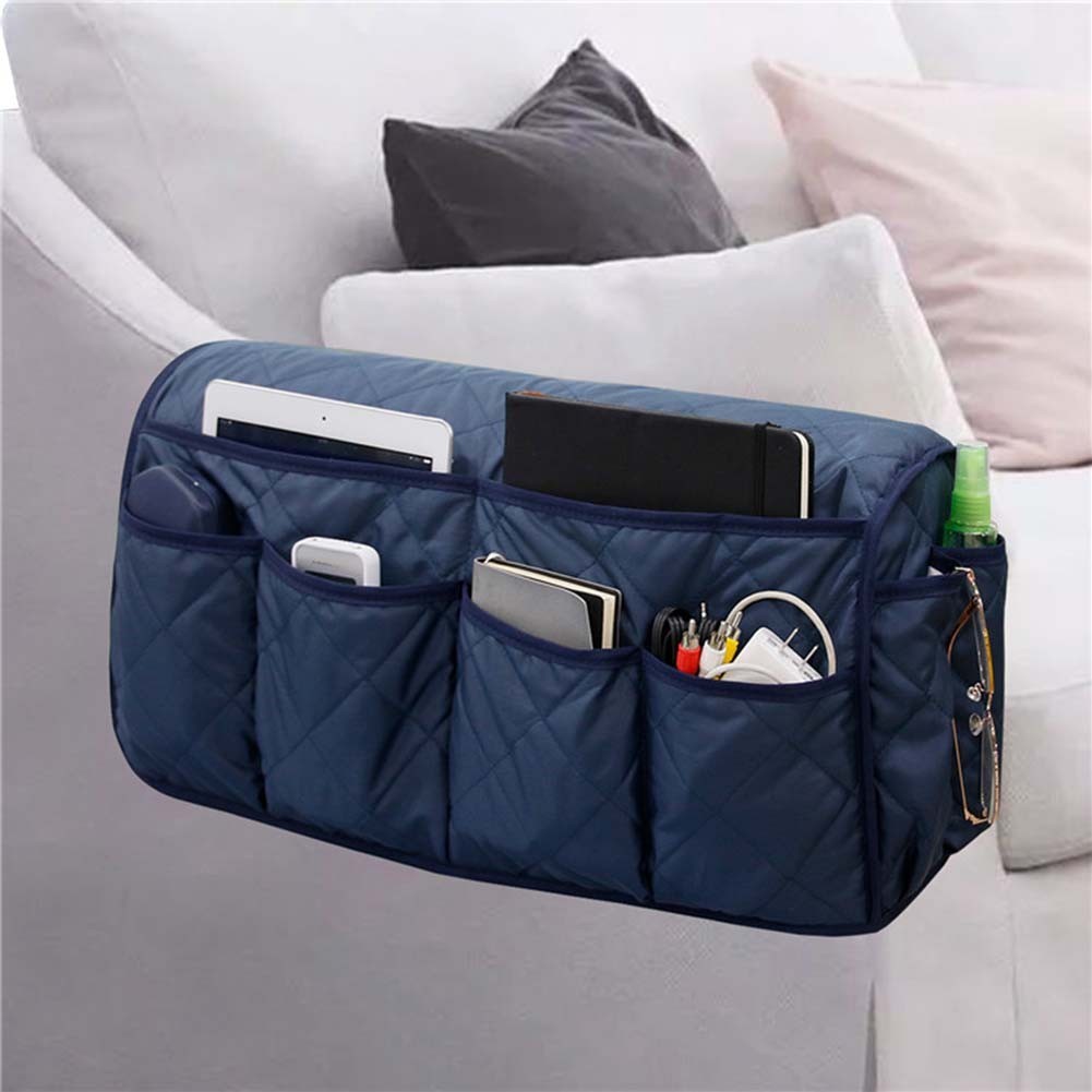 Portable Waterproof Armchair Caddy Sofa Armrest Organizer Non Slip Design