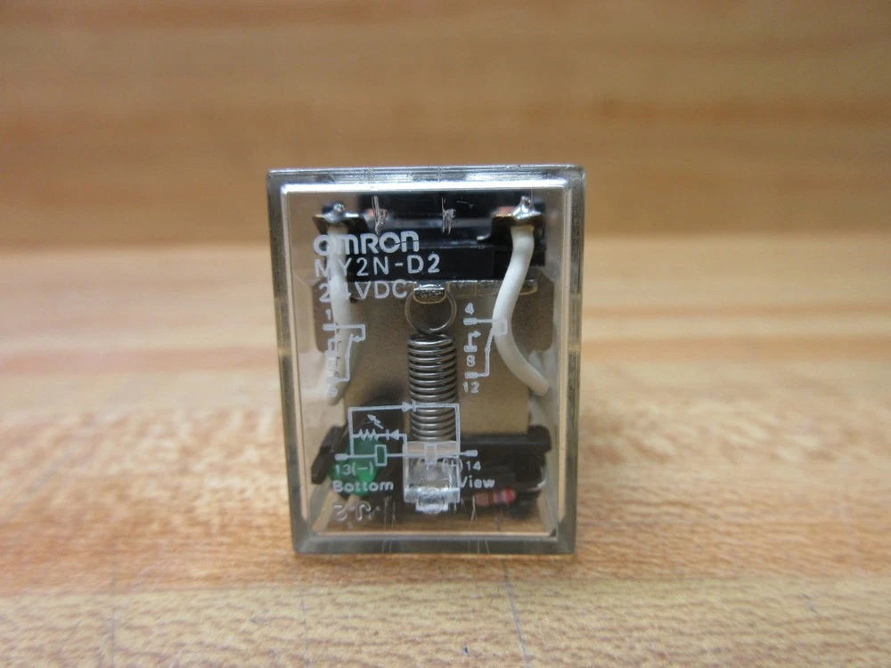 Omron MY2N-D2-24V DC Relay MY2N-D2-24-VDC (Pack of 3)