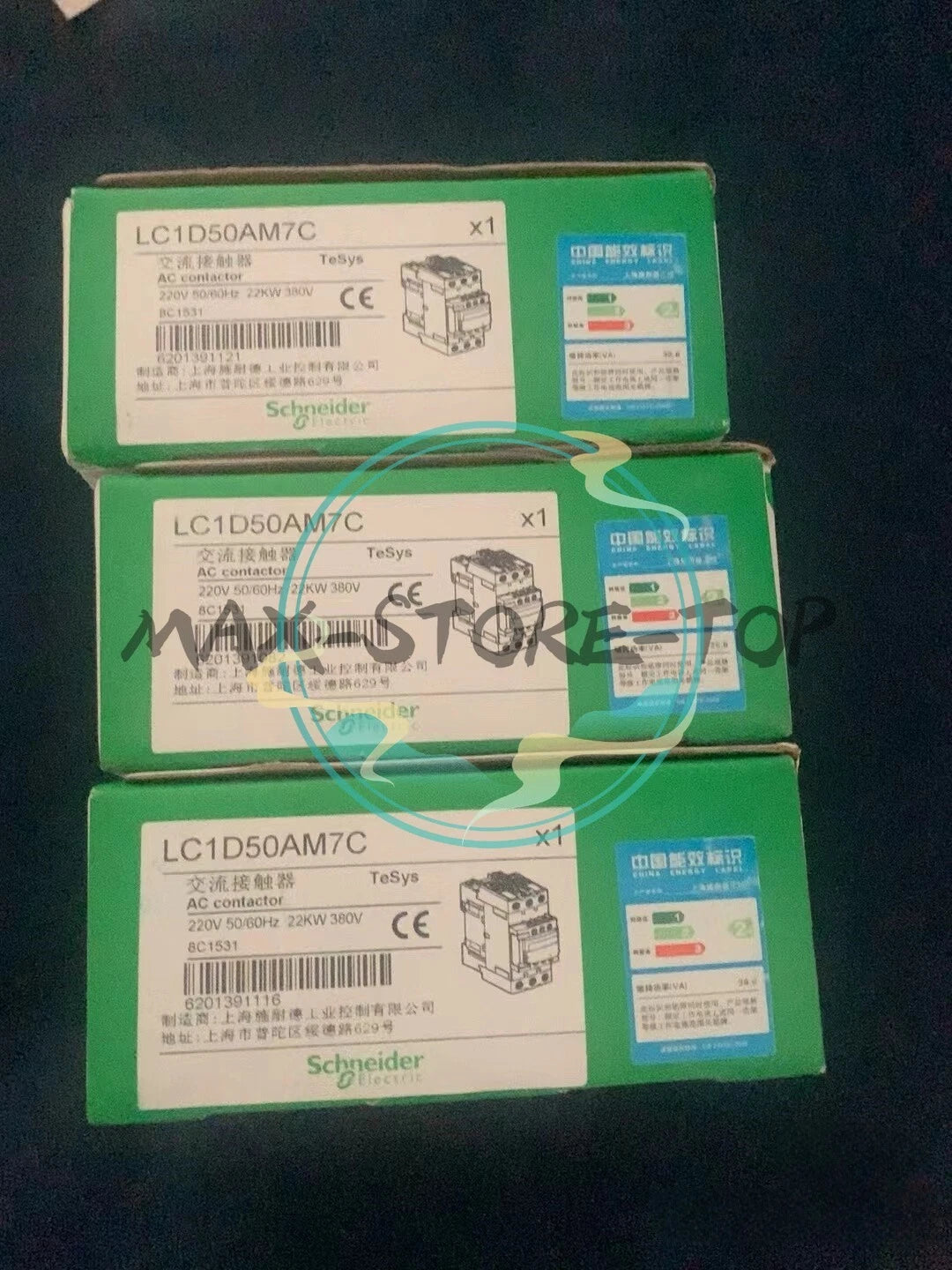1PCS   Unopened Schneider Contactor LC1D50AM7C LC1D50AM7C Fast Delivery