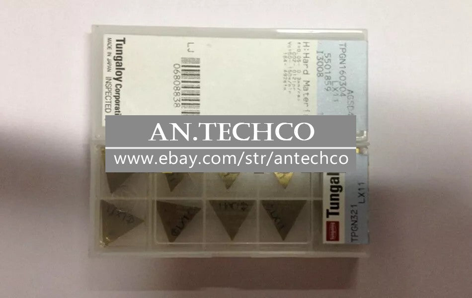 10pcs/box  Tungaloy TPGN160304 LX11