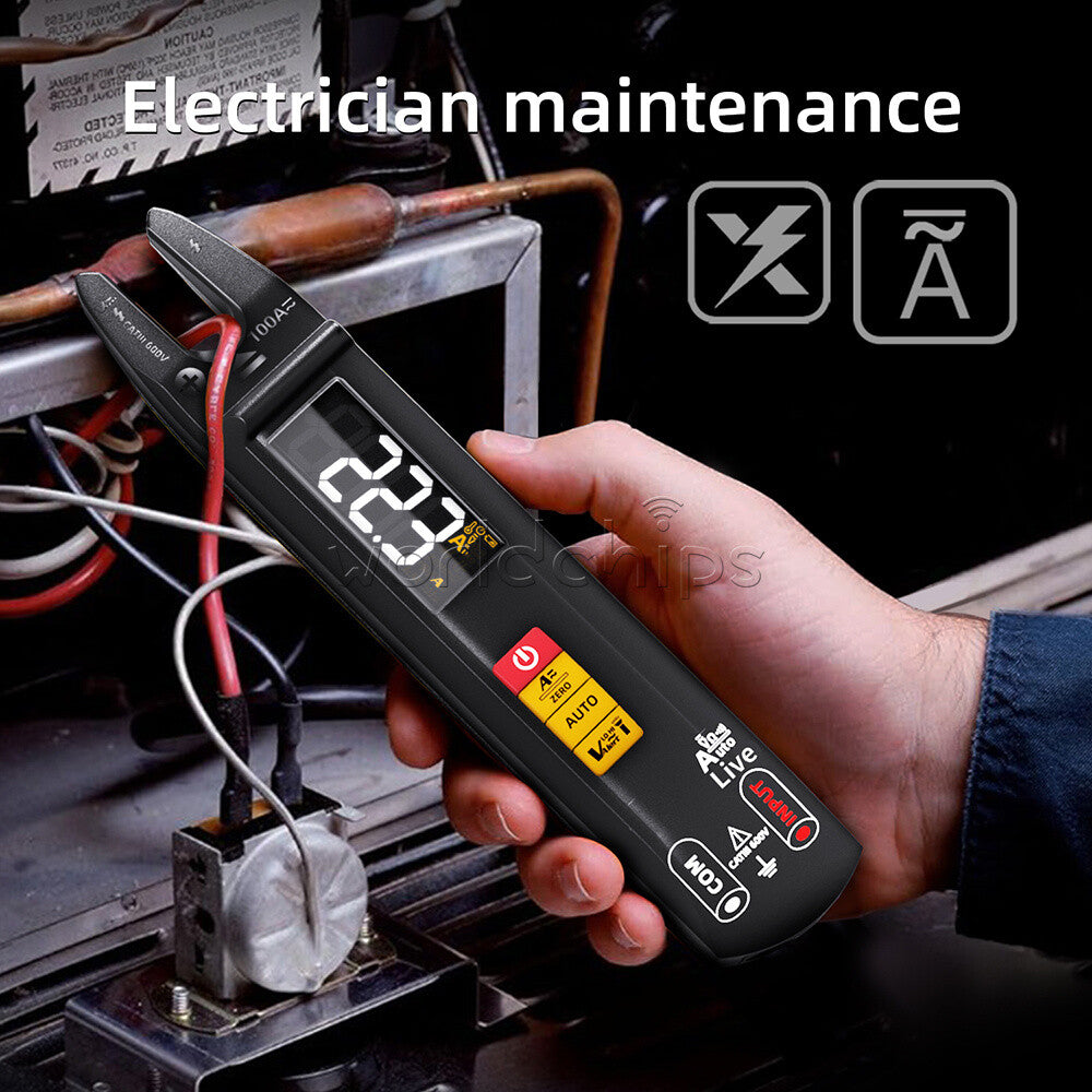 BSIDE U0 Digital Clamp Meter DC AC 100A Smart Ammeter Pliers Multimeter Voltage