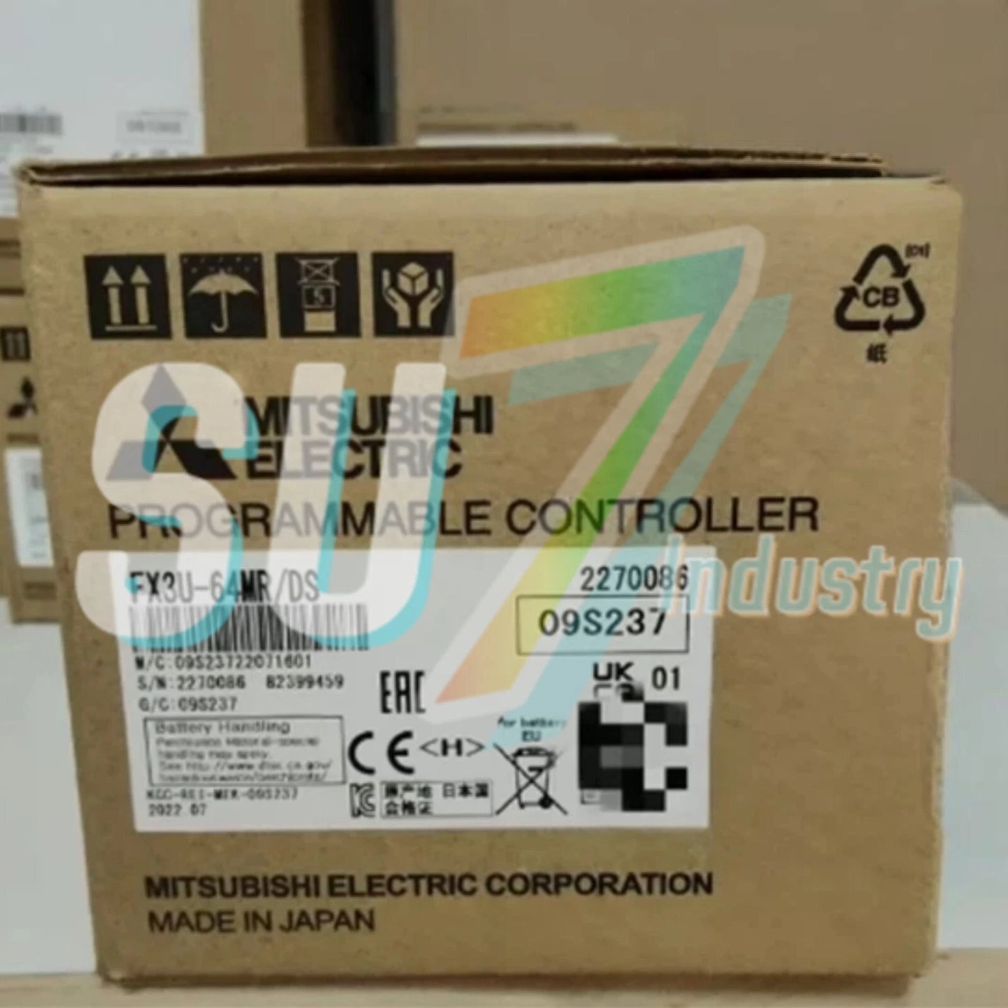 MITSUBISHI FX3U-64MR/DS PLC module FX3U-64MR-DS# 1pcs    In Box