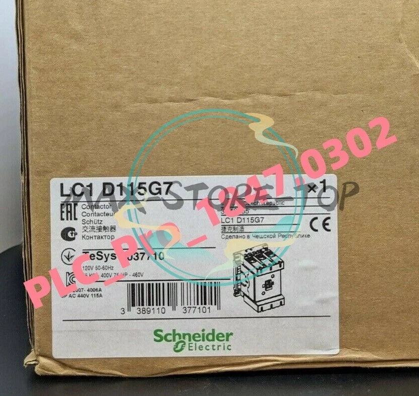1PCS   Schneider LC1D115G7 115A, 120V, 50160Hz Fast delivery
